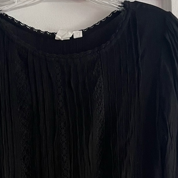 Gap long sleeve black blouse - Picture 3 of 3